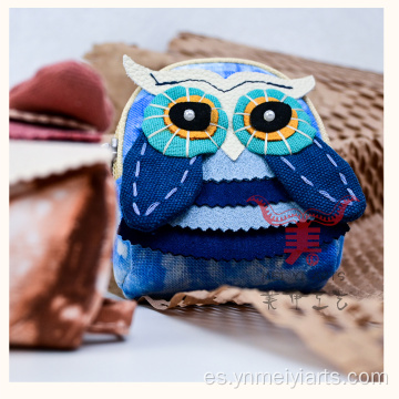 Mini auricular y llavero Tie-Dye Owl